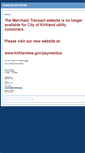 Mobile Screenshot of kirkland.merchanttransact.com